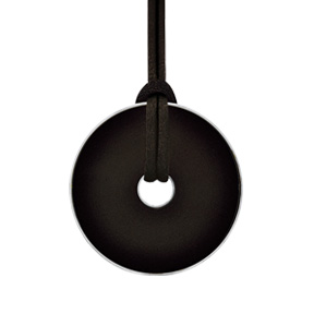 Pendentif Pi White & Black - Argent et onyx – 330€