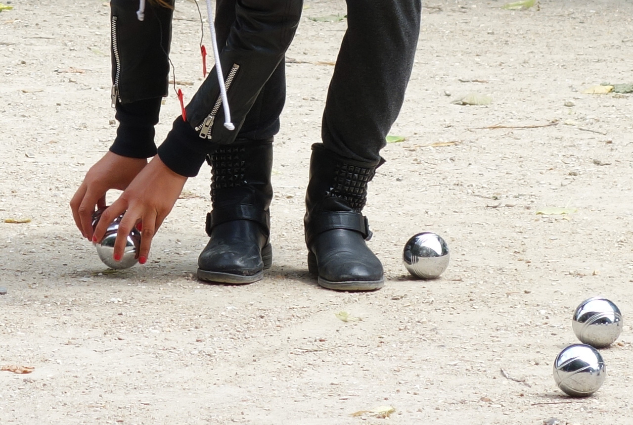 pétanque au Palais Royal