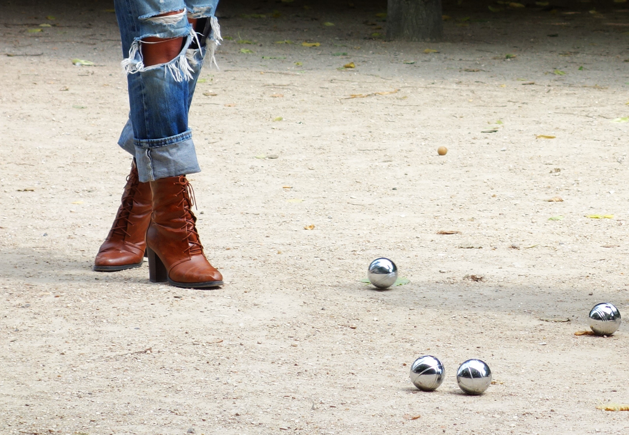 pétanque au Palais Royal