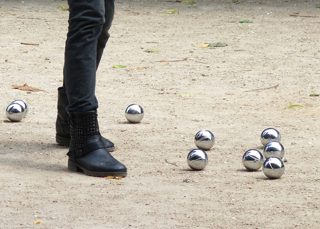pétanque au Palais Royal