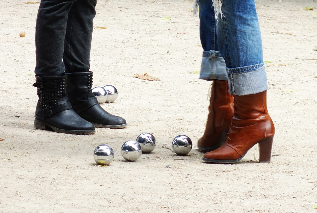 pétanque au Palais Royal