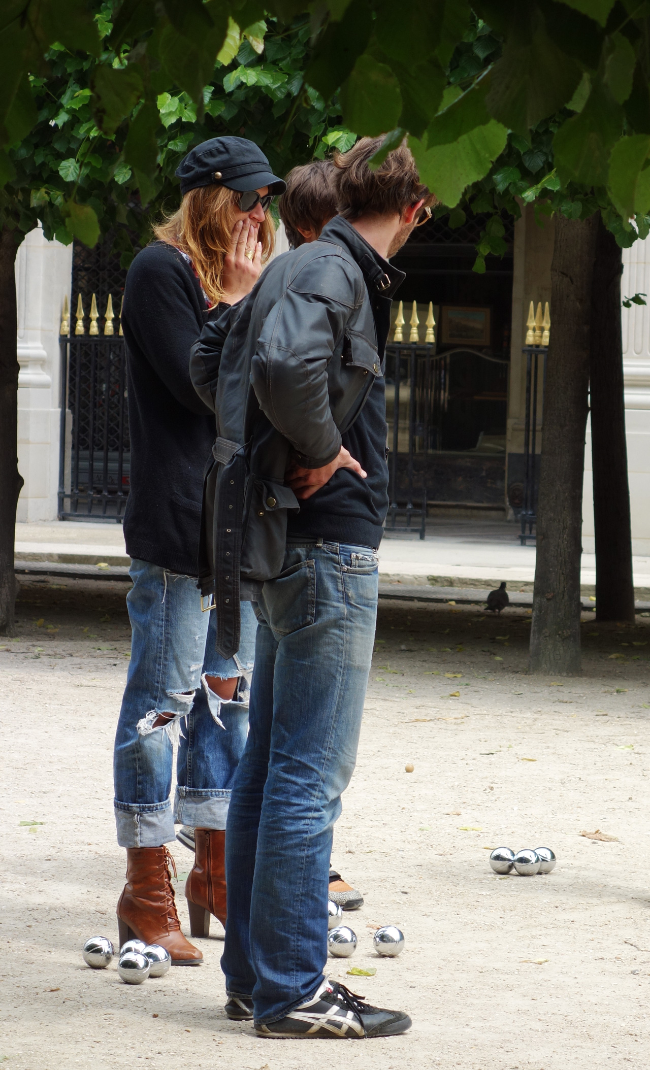 pétanque au Palais Royal