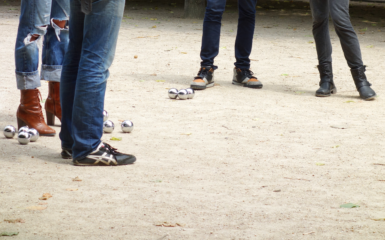 pétanque au Palais Royal