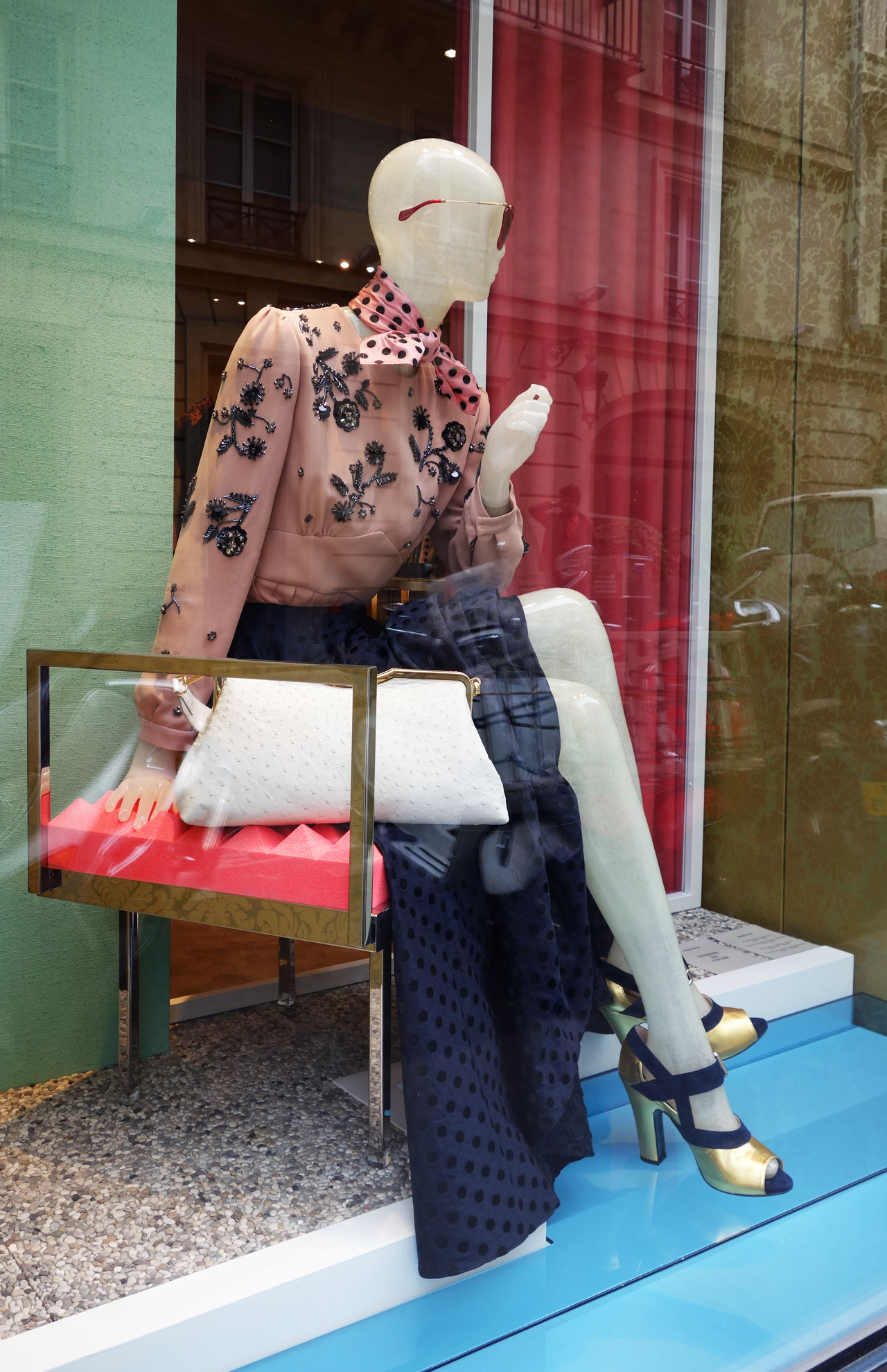 Miu Miu Paris vitrine