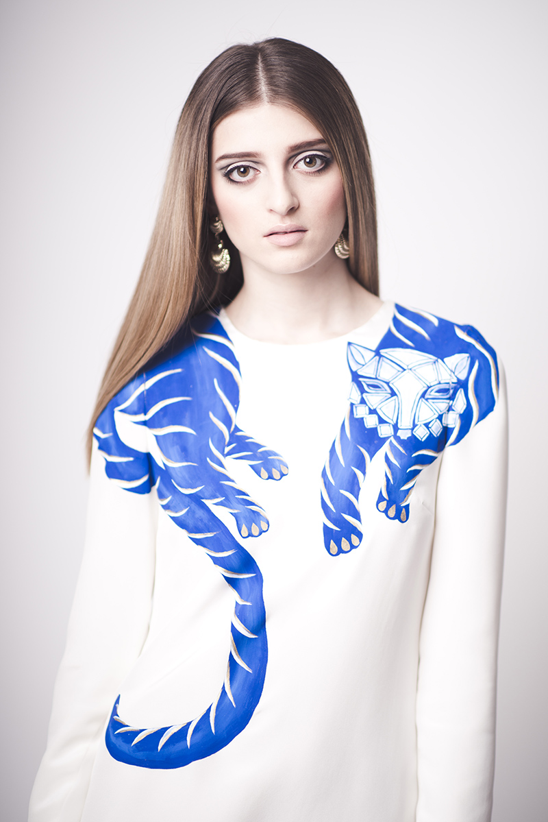 tigre bleu Holly Fowler