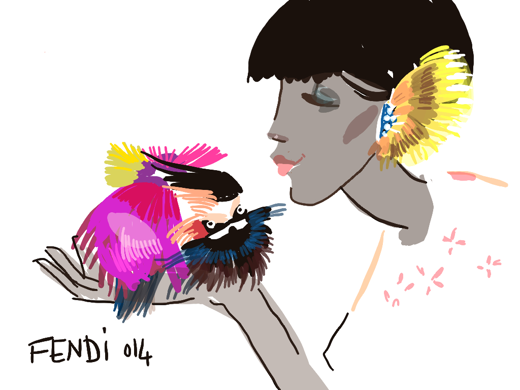 fendi ss14 by Eudoxie