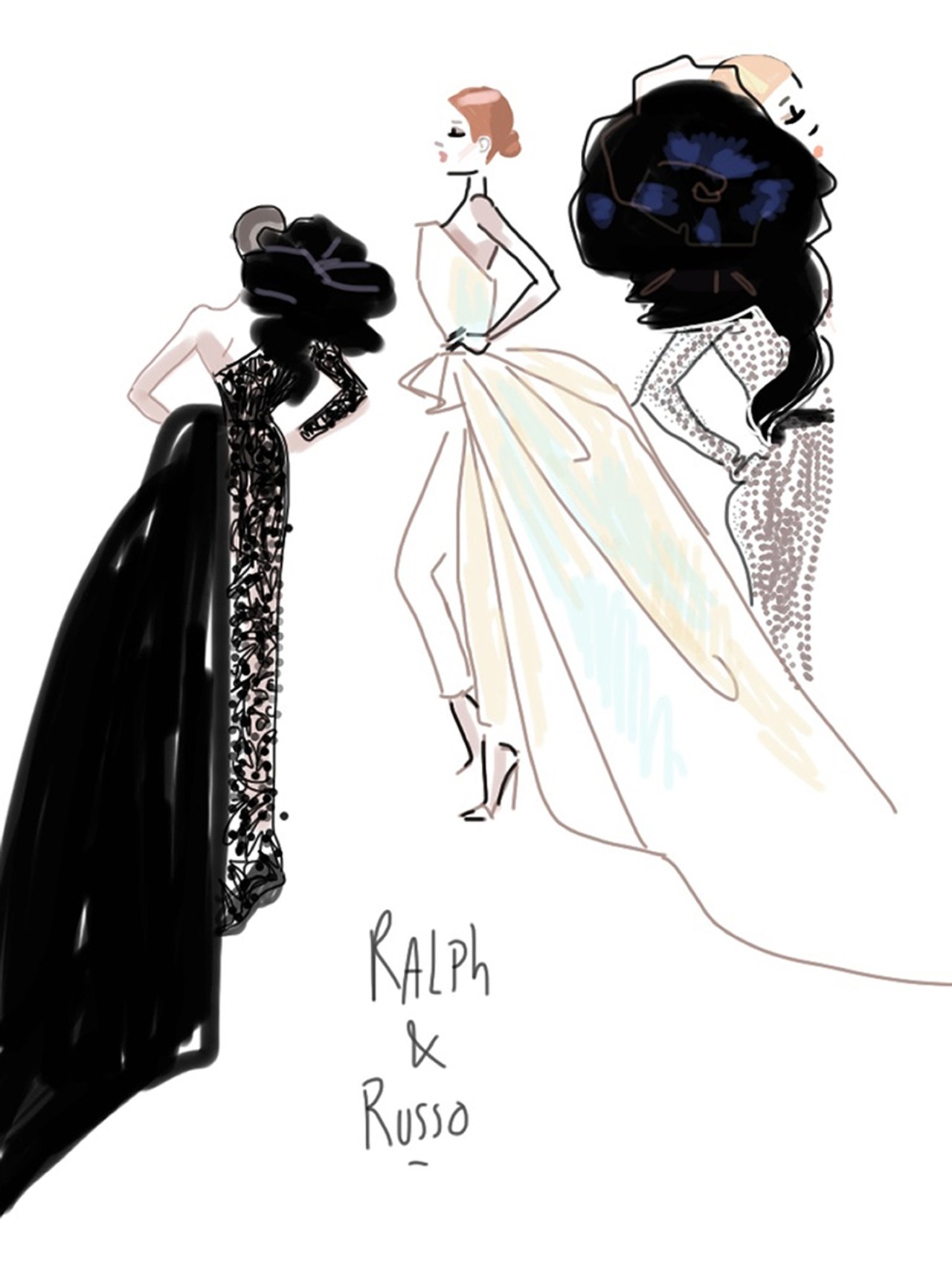 Ralph&Russo-Show sketch 2