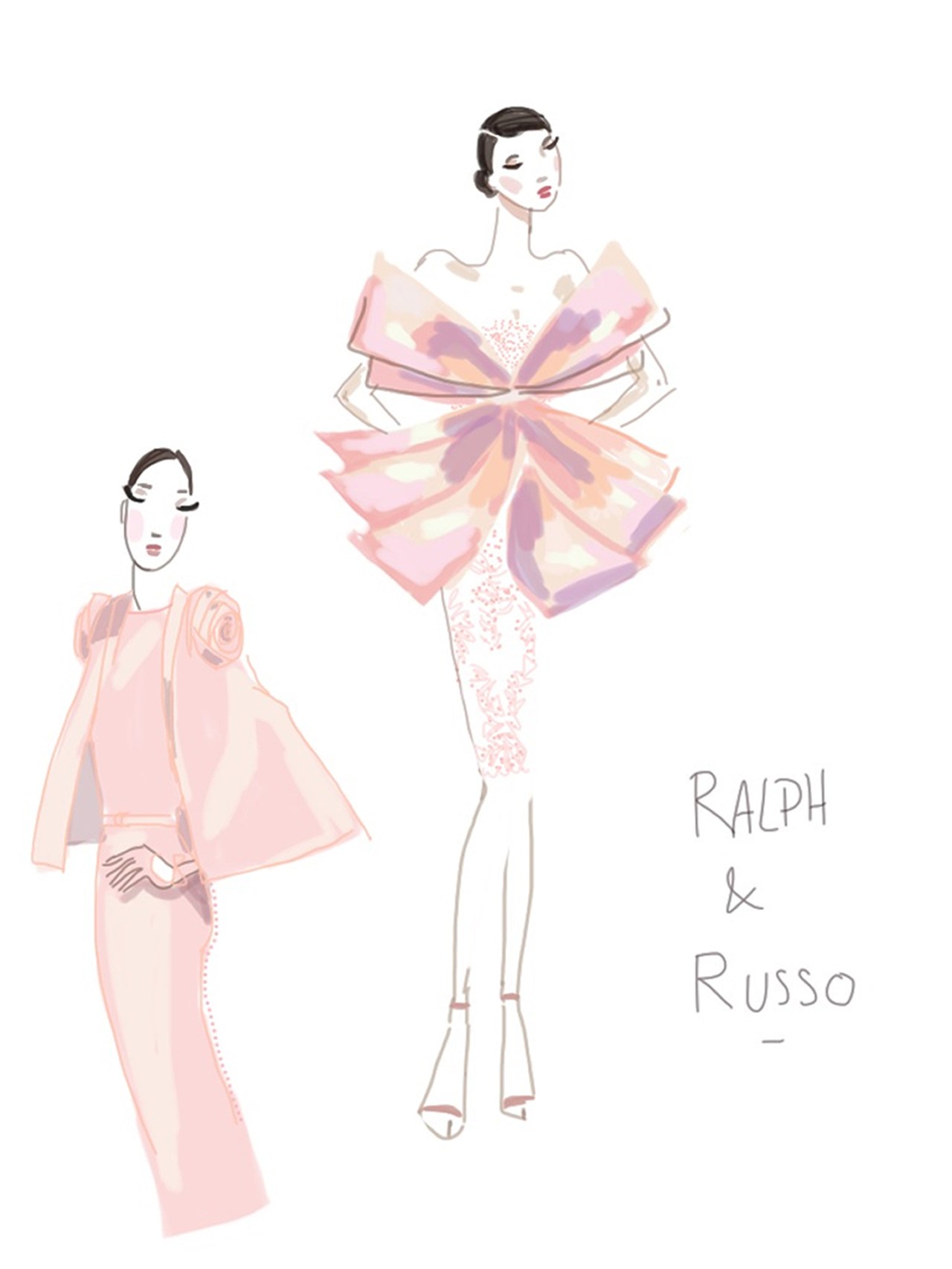 Ralph&Russo-Show sketch 3