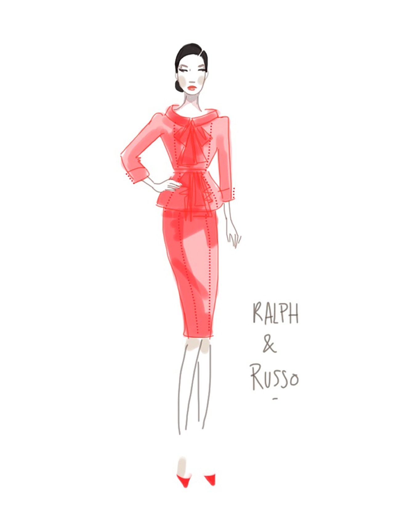 Ralph&Russo-Show sketch 4